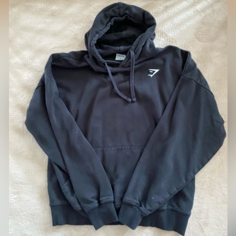Gymshark Oversized Black Hoodie
